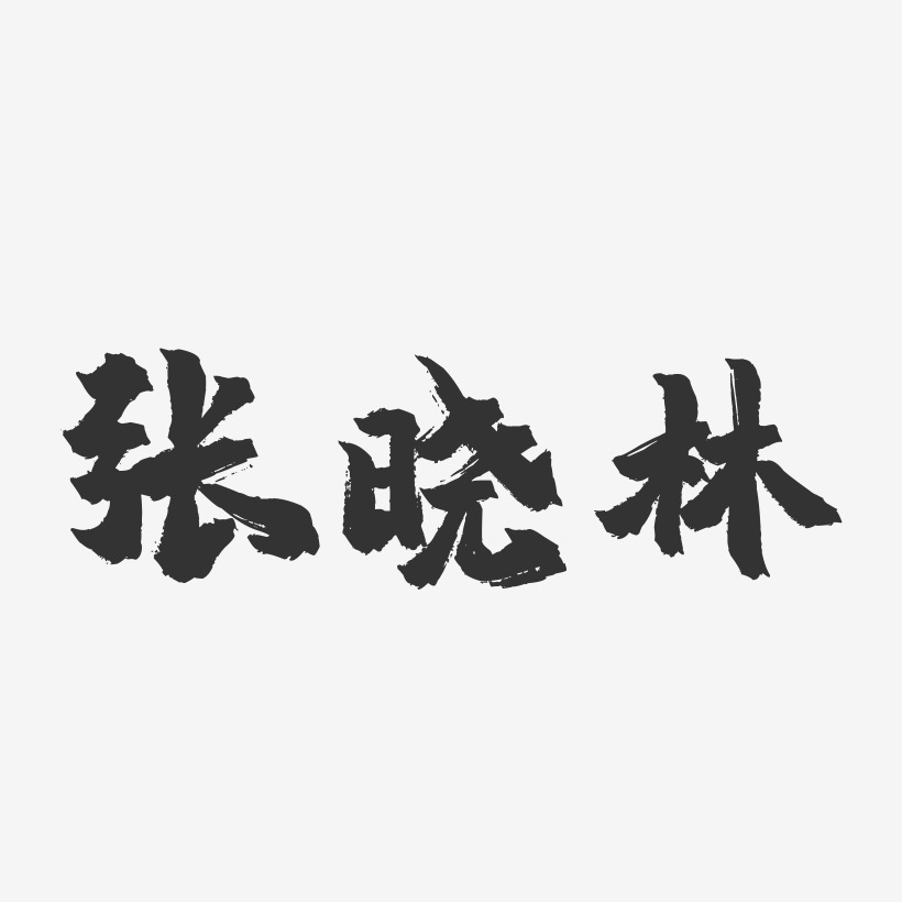 张晓林-镇魂手书字体签名设计