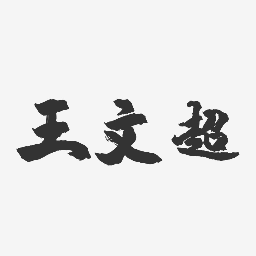 王文超-镇魂手书字体签名设计