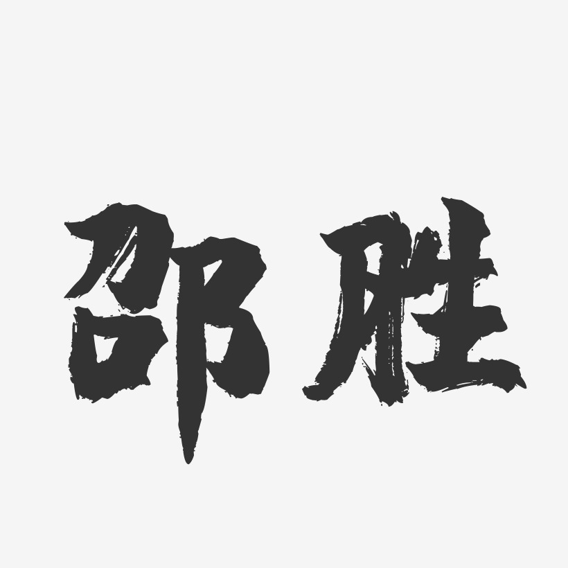 邵胜-镇魂手书字体签名设计