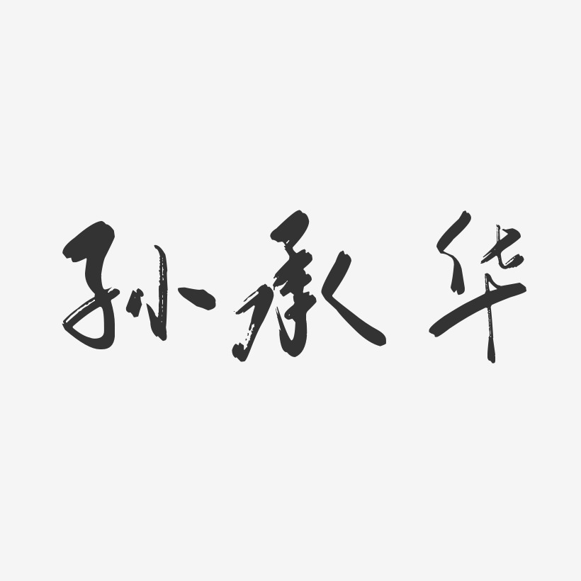 孙承华艺术字