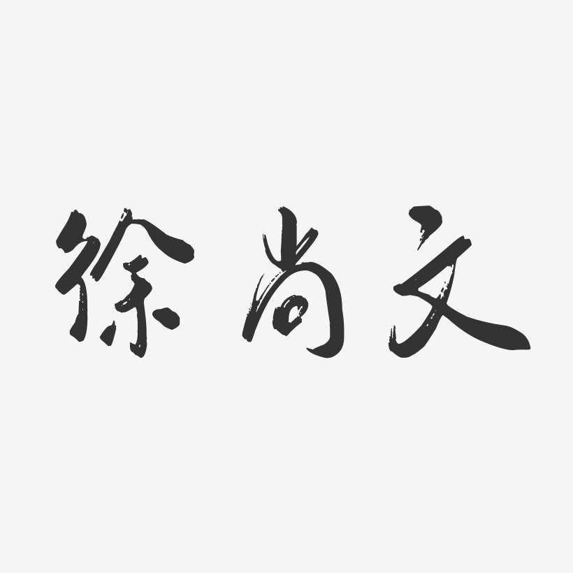 徐尚文-行云飞白字体签名设计