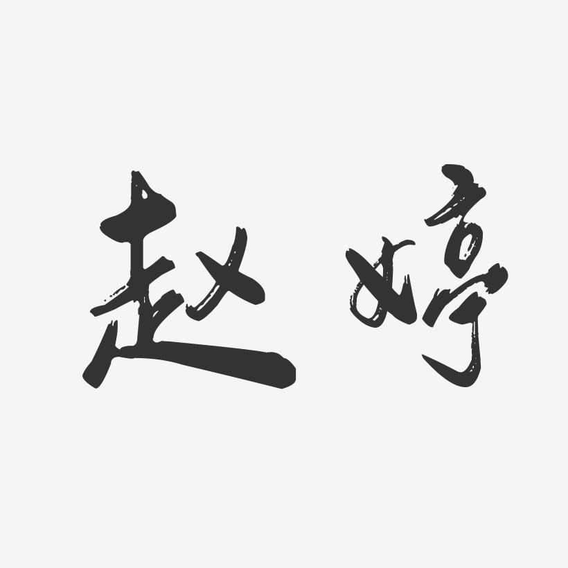 赵婷艺术字