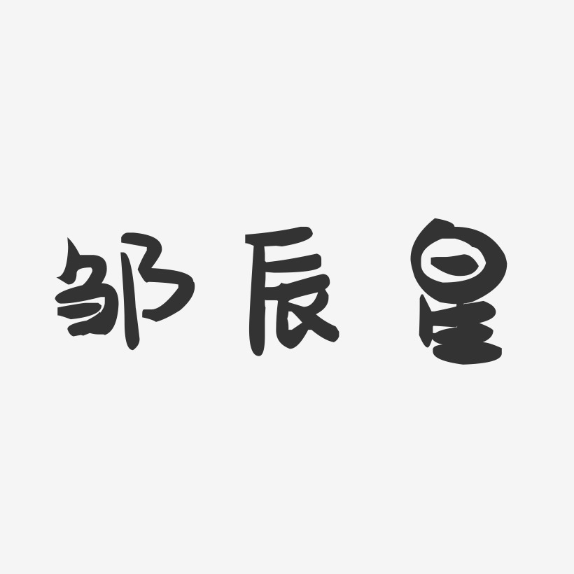 邹辰星艺术字