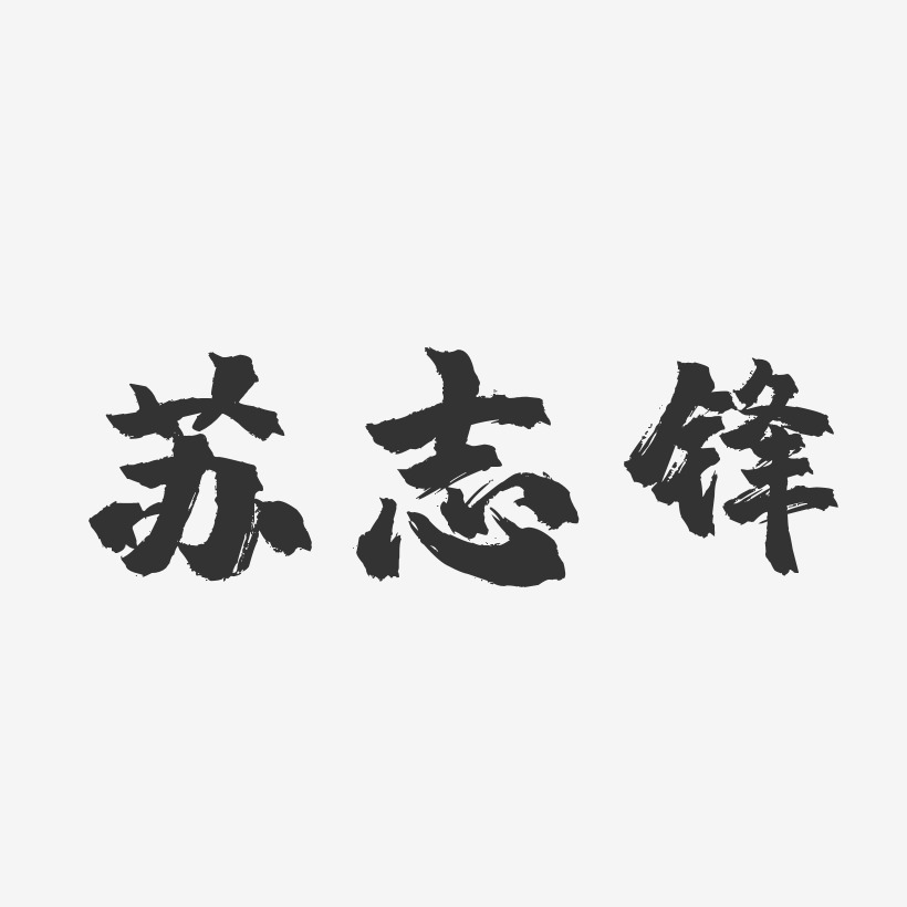 苏志锋艺术字