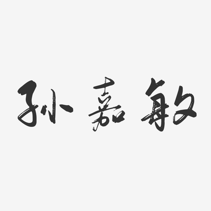 孙嘉敏艺术字