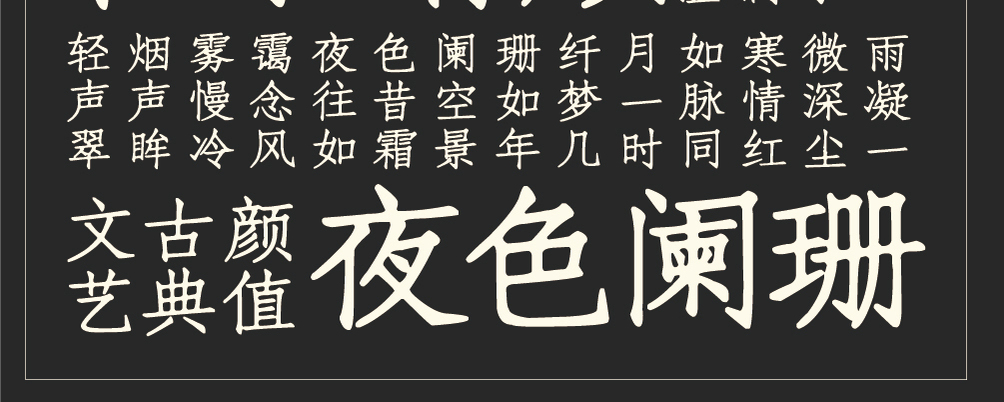 字形概述