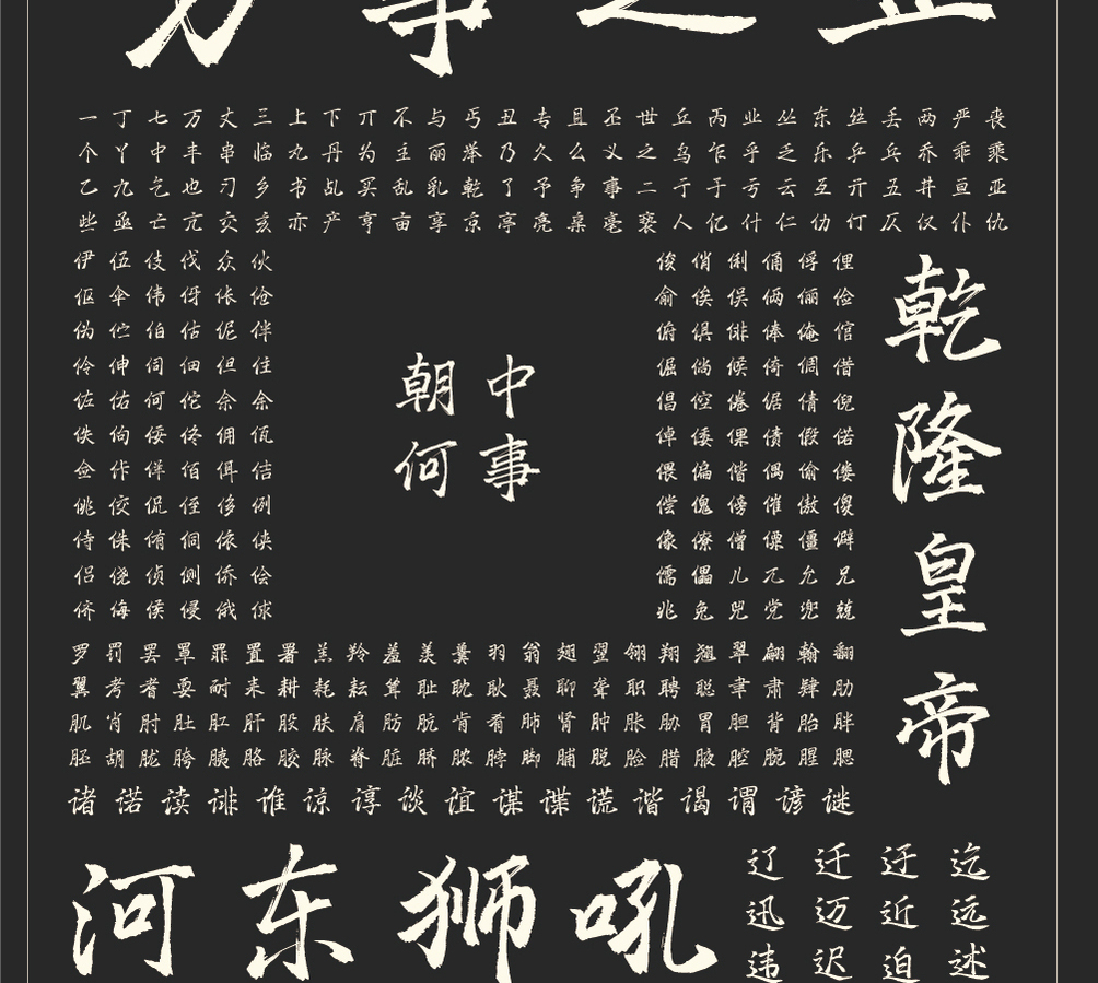 字形概述