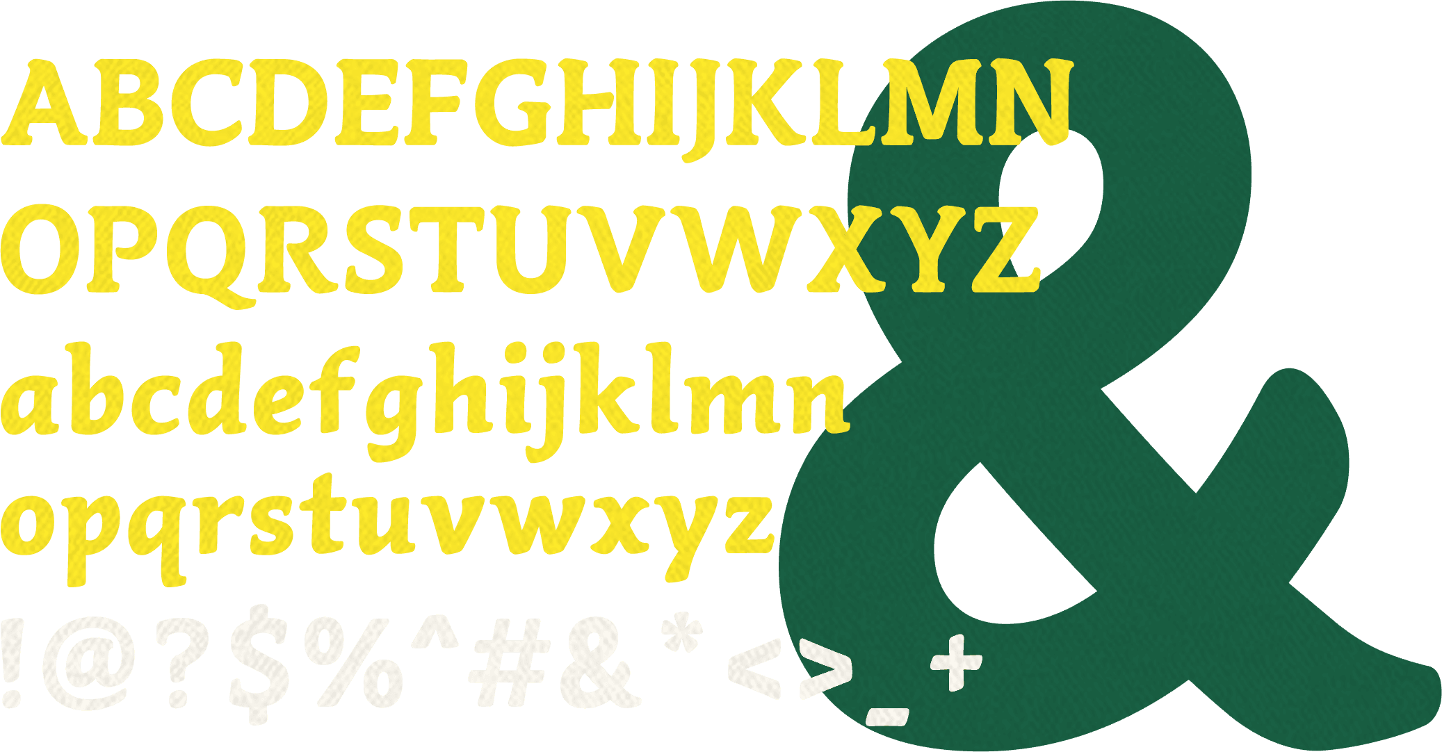 西文连字展示二