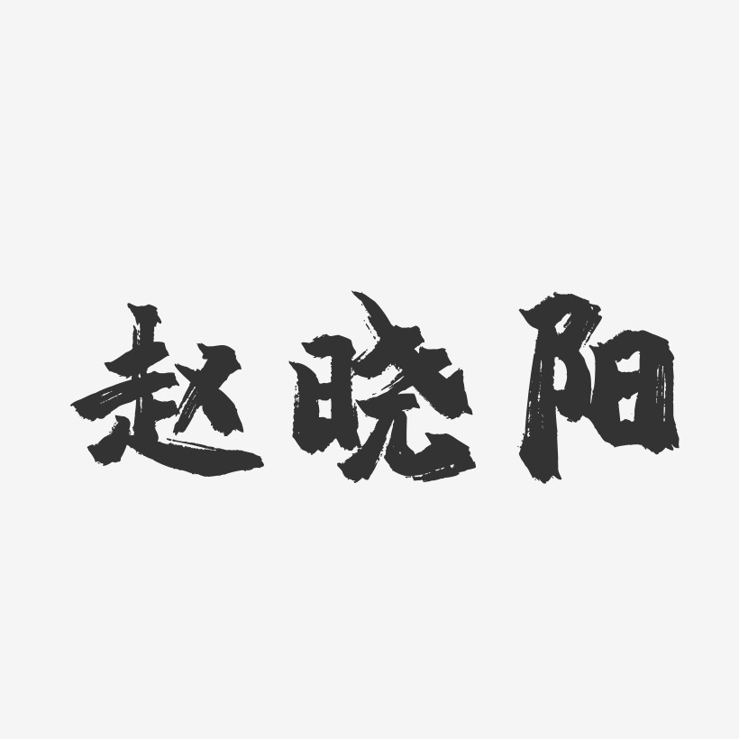 赵晓阳-镇魂手书字体签名设计