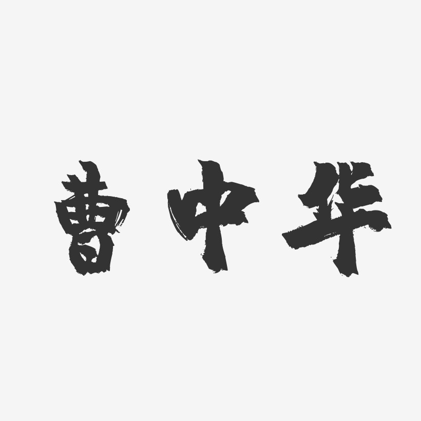 曹中华-镇魂手书字体签名设计