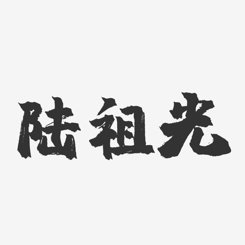 陆祖光-镇魂手书字体签名设计