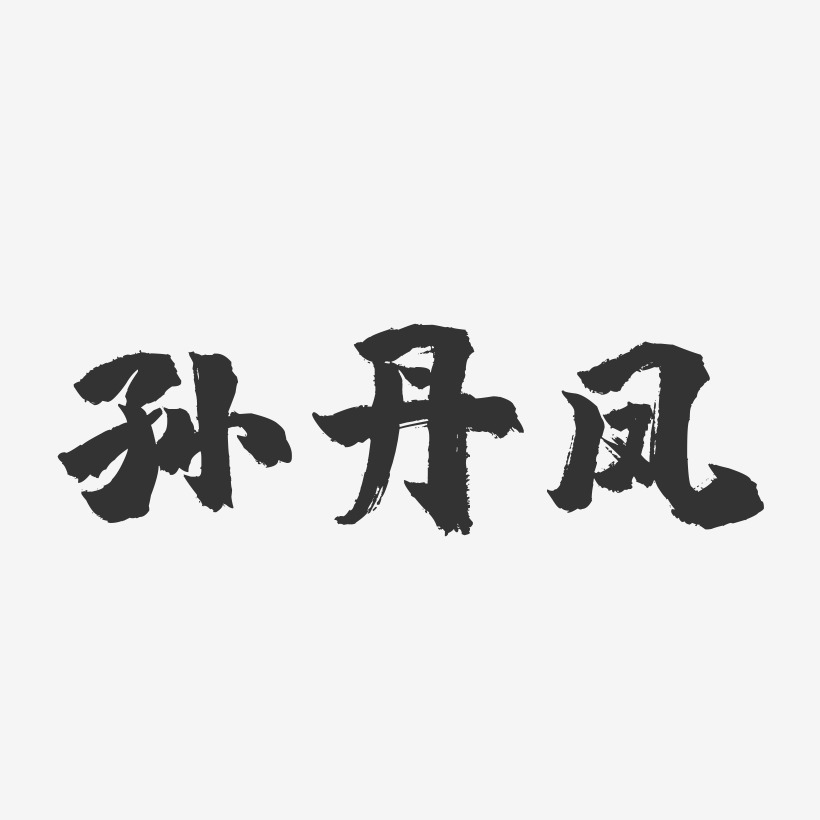 孙丹凤-镇魂手书字体签名设计