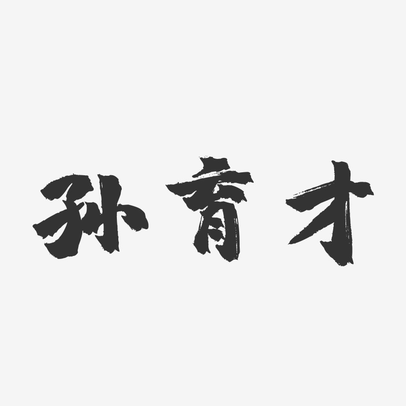 孙育才-镇魂手书字体签名设计