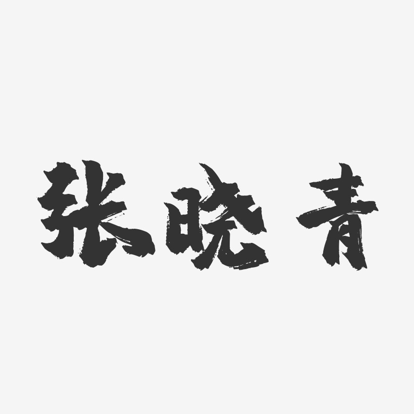 张晓青-镇魂手书字体签名设计