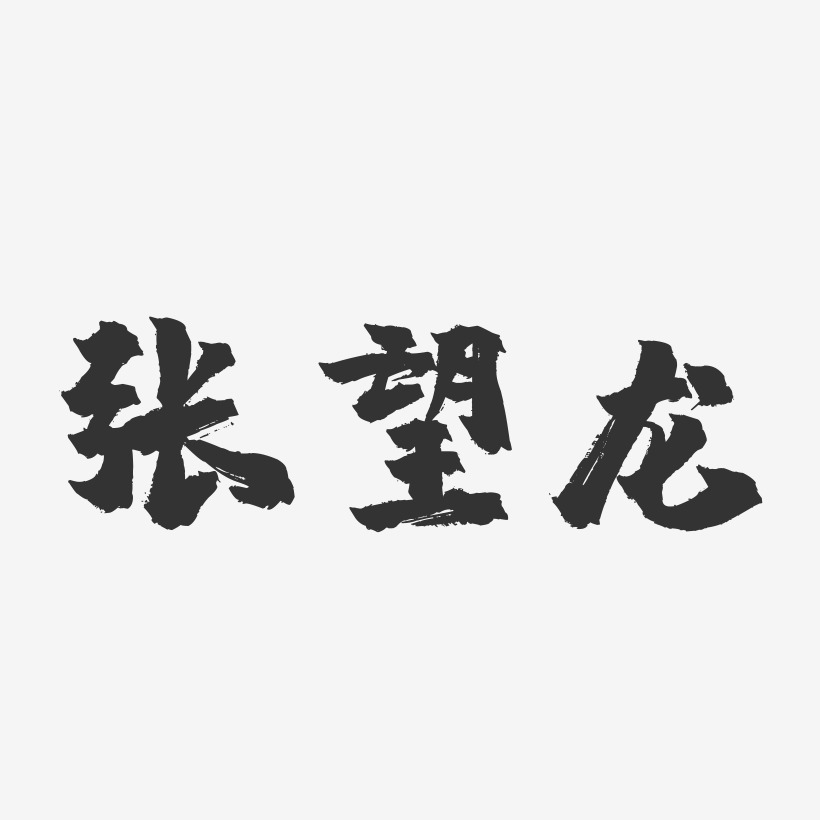 张望龙-镇魂手书字体签名设计