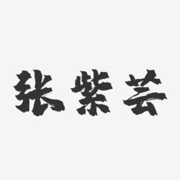 张紫芸-镇魂手书字体签名设计