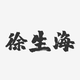 徐生海-镇魂手书字体签名设计