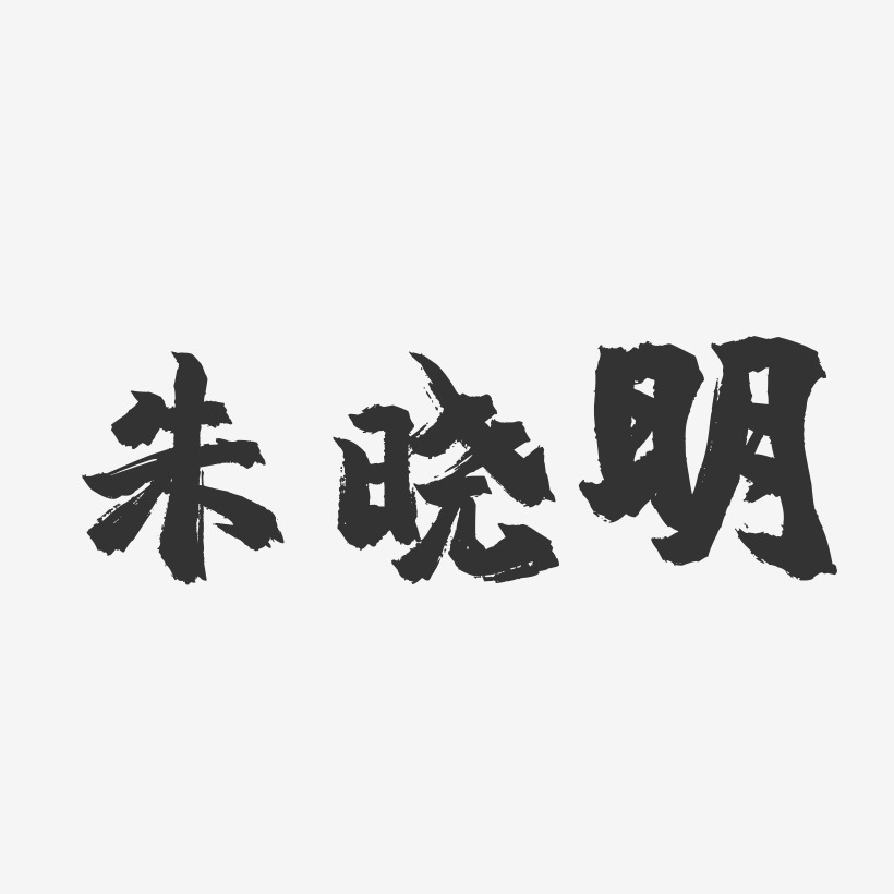 朱晓明-镇魂手书字体签名设计