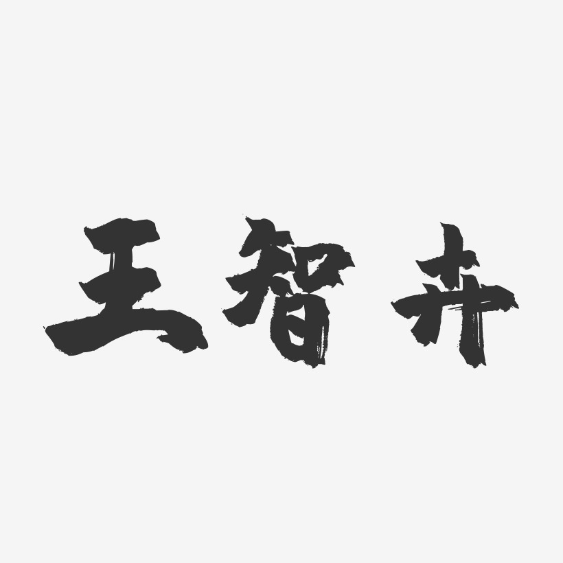 王智卉-镇魂手书字体签名设计