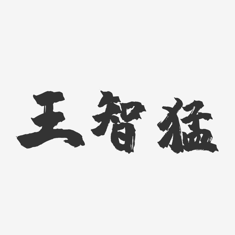 王智猛-镇魂手书字体签名设计