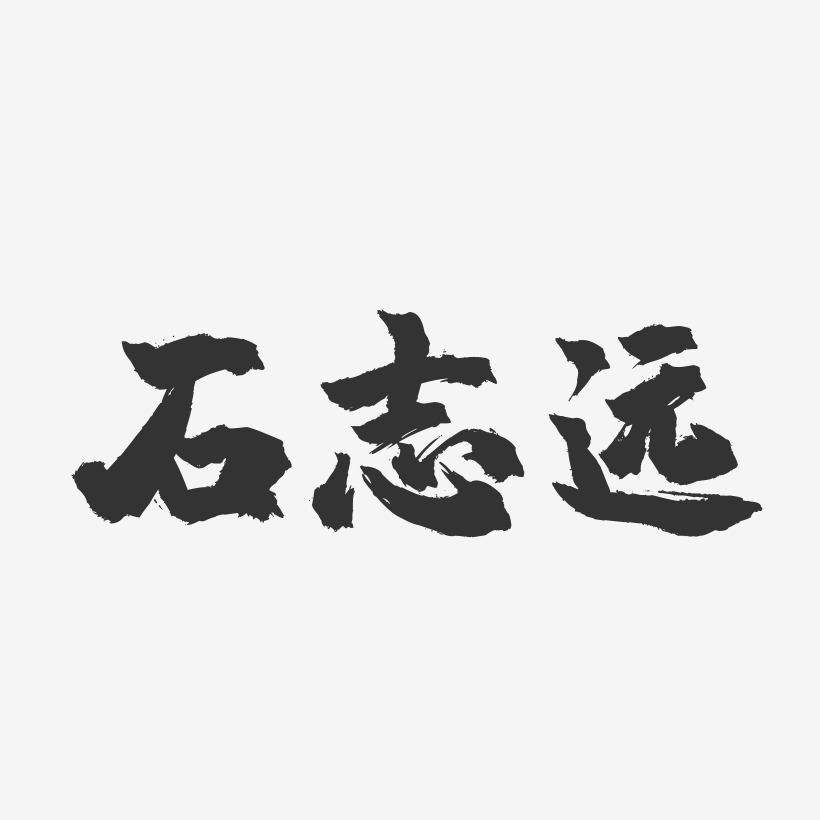 石志远-镇魂手书字体签名设计