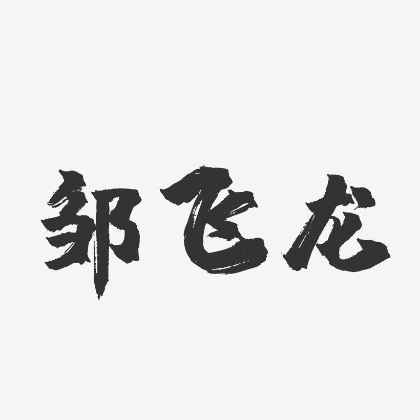 邹飞龙-镇魂手书字体签名设计