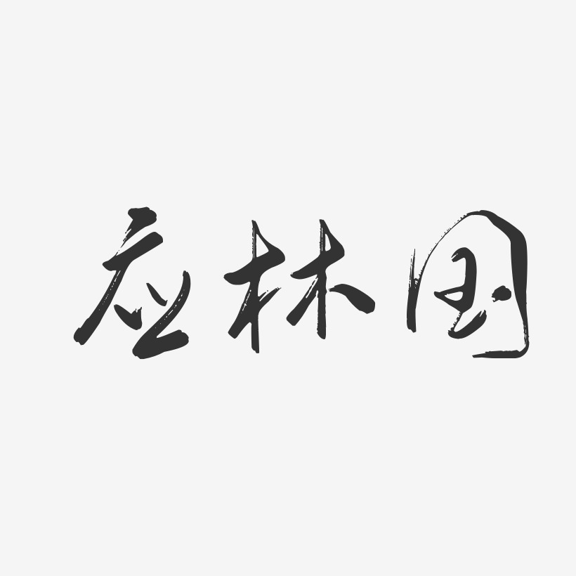 应林国-行云飞白字体签名设计