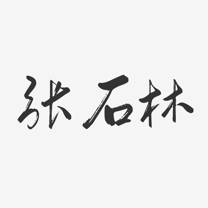 张石林-行云飞白字体签名设计