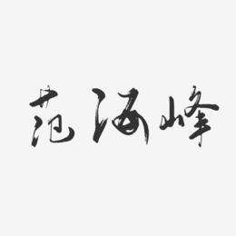 范海峰-行云飞白字体签名设计
