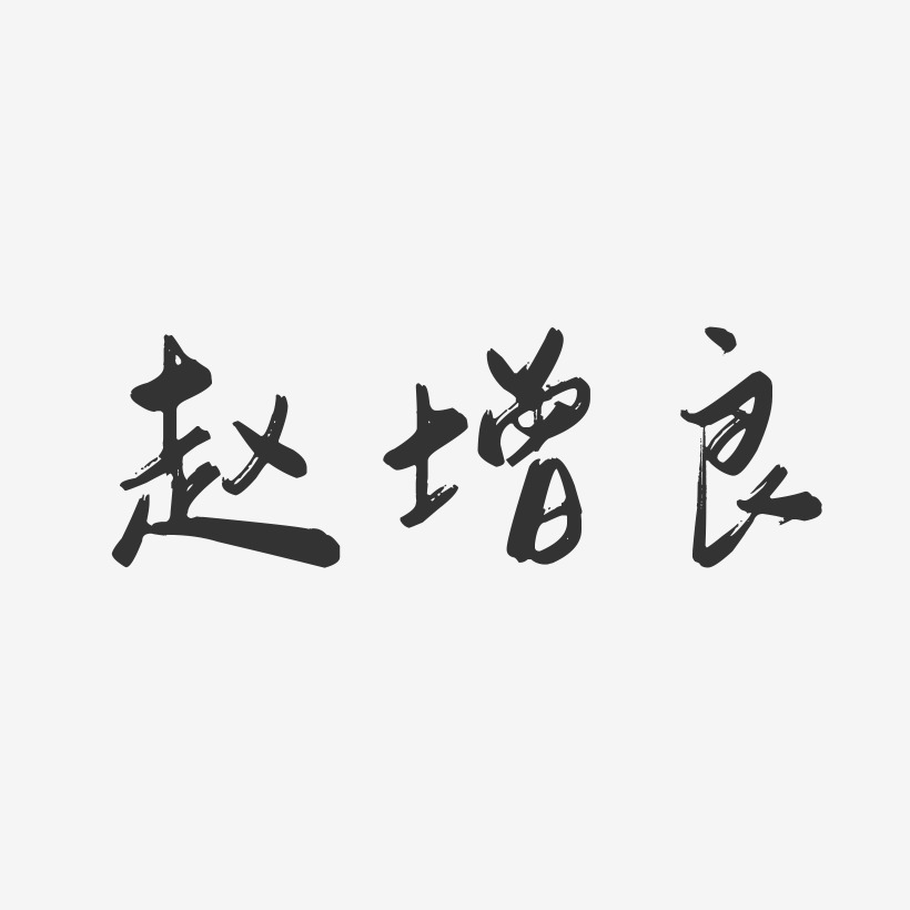 赵增良-行云飞白字体签名设计