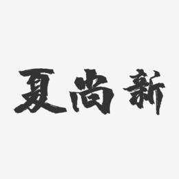 夏尚新-镇魂手书艺术字体