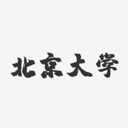 北京大学-镇魂手书字体设计