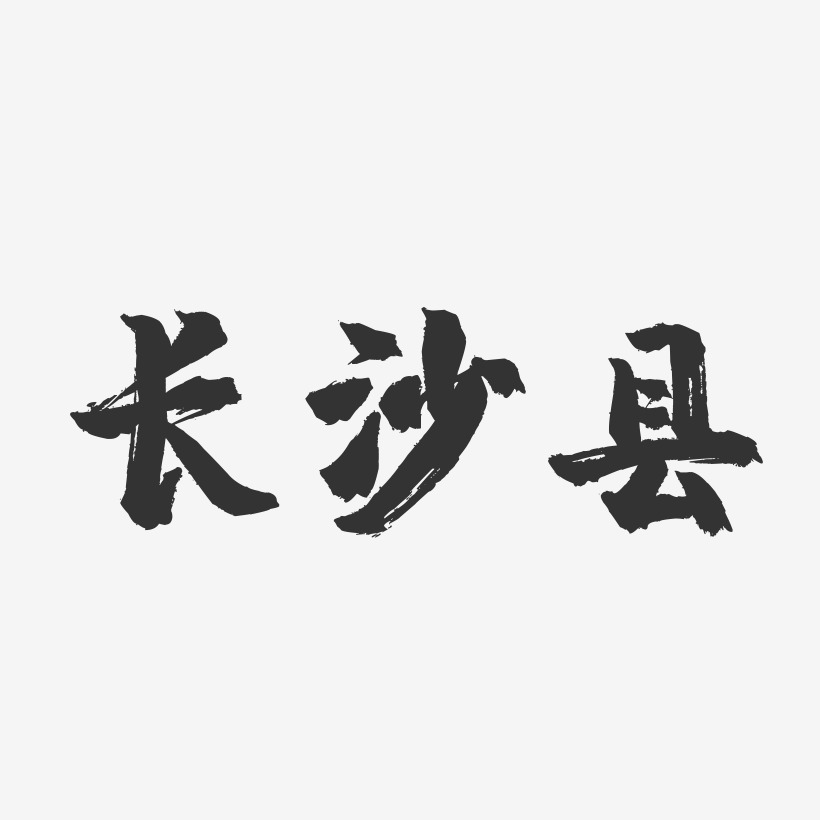 长沙县-镇魂手书字体设计