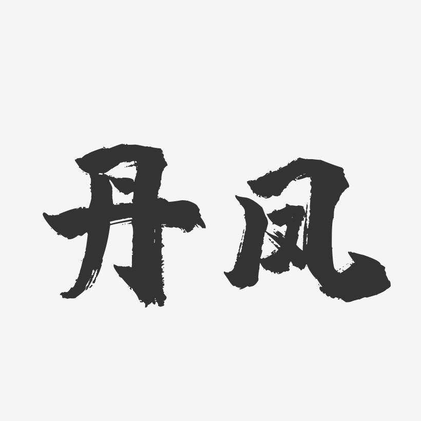 丹凤-镇魂手书字体设计