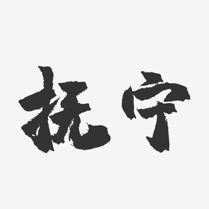 抚宁-镇魂手书字体设计