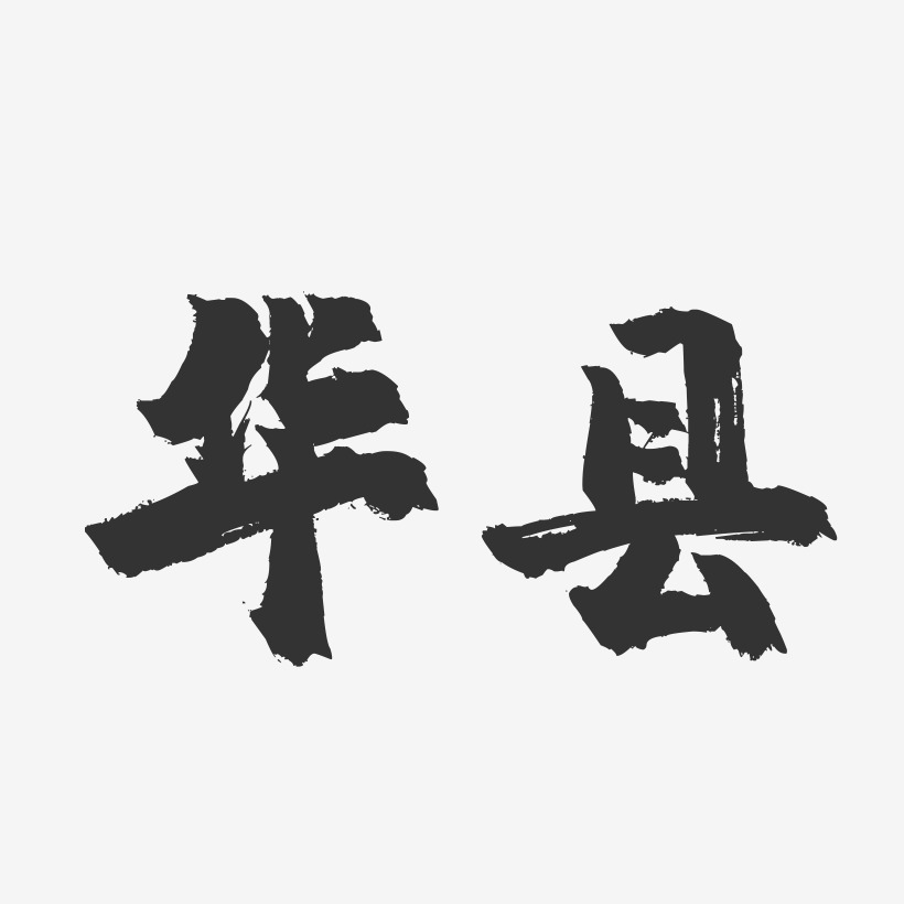 华县-镇魂手书字体设计