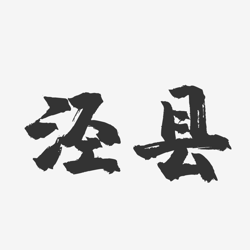 泾县-镇魂手书字体设计