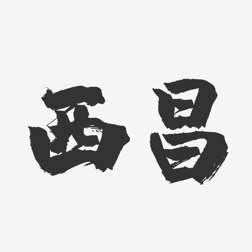 西昌-镇魂手书字体设计