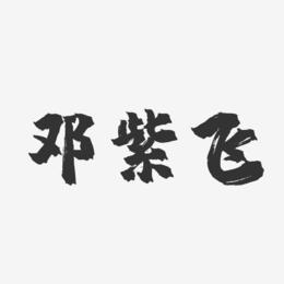 邓紫飞-镇魂手书字体签名设计