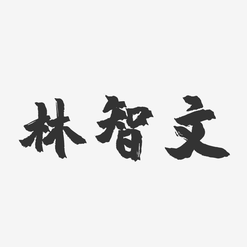 林智文-镇魂手书字体签名设计