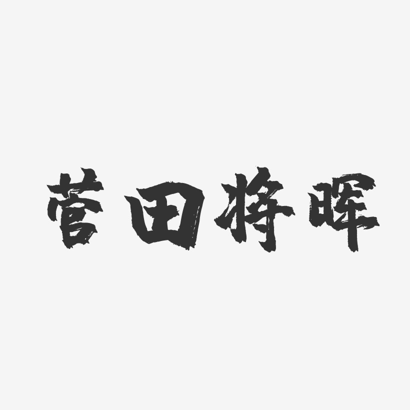 菅田将晖-镇魂手书黑白文字