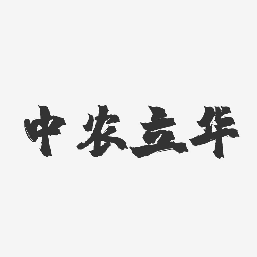 中农立华-镇魂手书简约字体