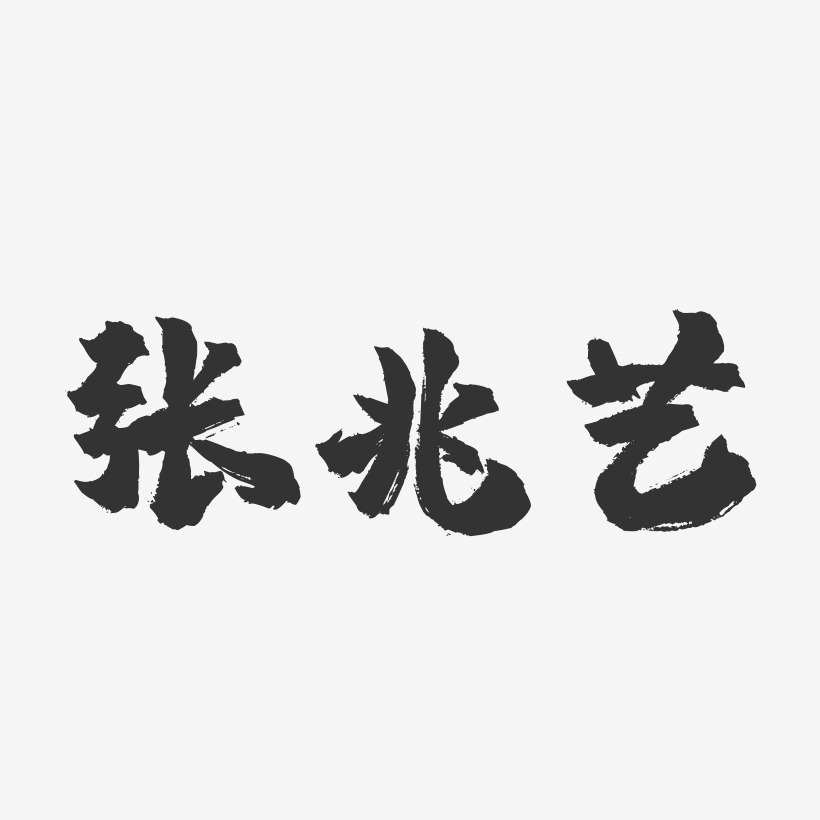 张兆艺-镇魂手书简约字体
