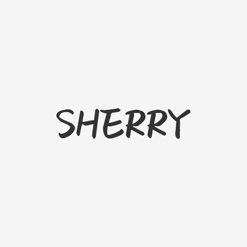 sherry艺术字体图片
