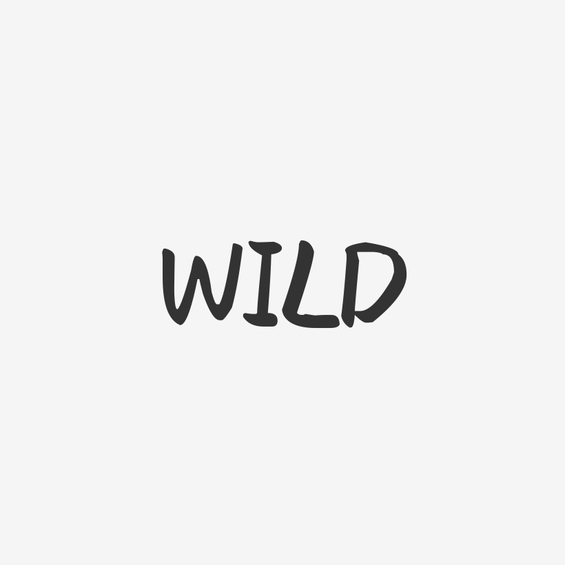WILD-萌趣果冻艺术字体设计