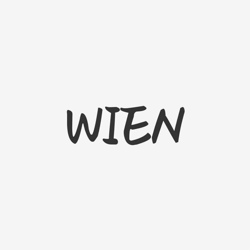 WIEN-萌趣果冻艺术字体