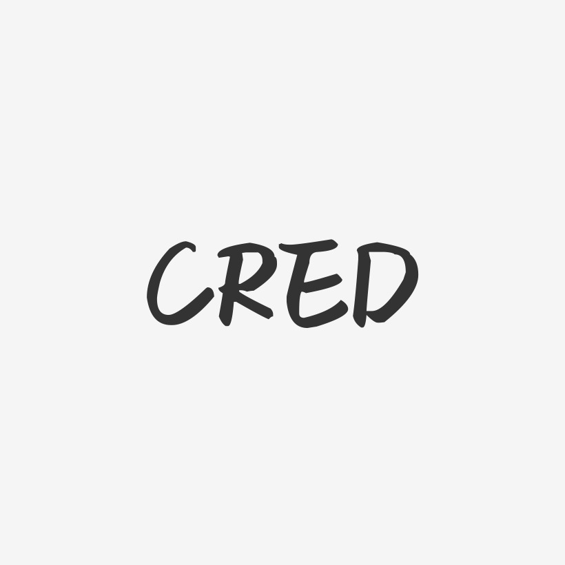 CRED-萌趣果冻艺术字体设计