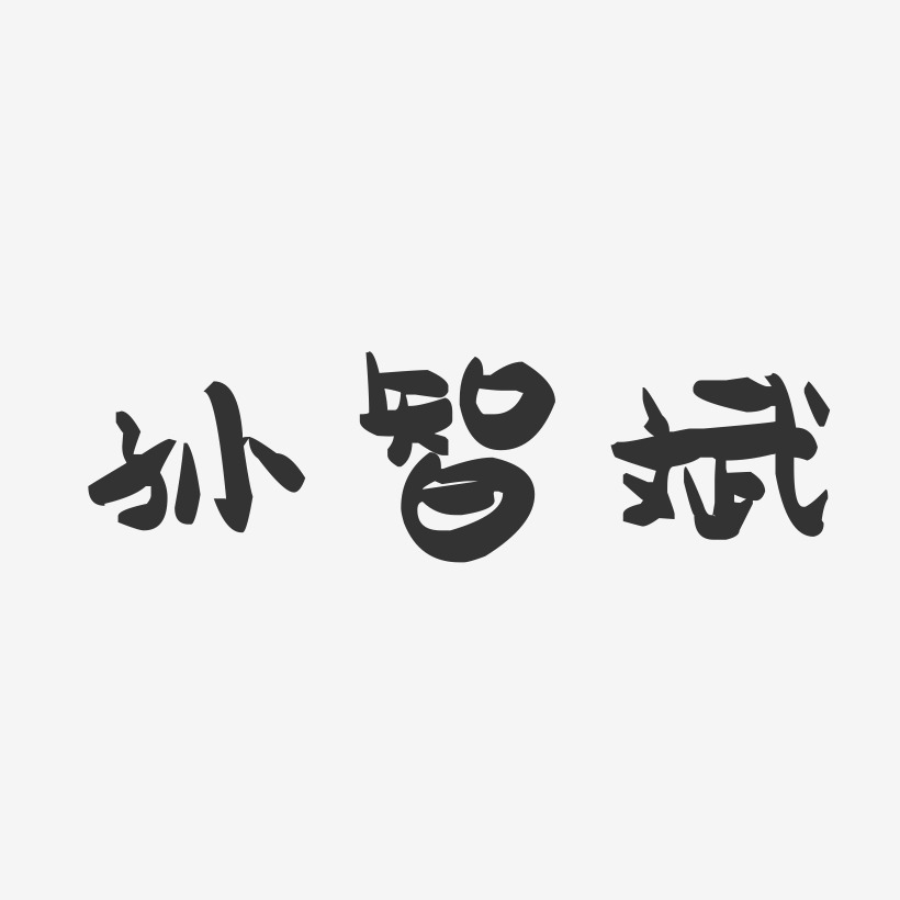 孙智斌-萌趣果冻字体签名设计