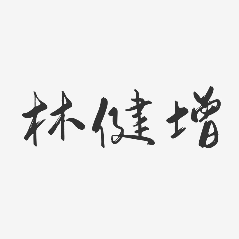 林健增-行云飞白字体签名设计