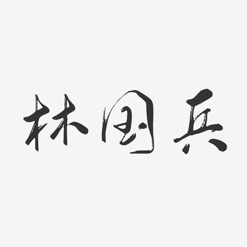 林国兵-行云飞白字体签名设计